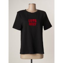 ARTLOVE - T-shirt noir en coton pour femme - Taille 38 - Modz