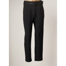 LA PETITE ETOILE - Pantalon slim noir en polyester pour femme - Taille 40 - Modz