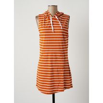 LTB - Robe courte orange en coton pour femme - Taille 36 - Modz