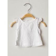 NATALYS - Top blanc en coton pour fille - Taille 1 M - Modz