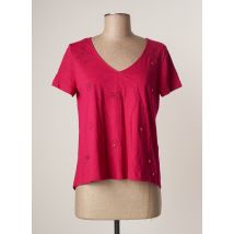DES PETITS HAUTS - T-shirt rose en coton pour femme - Taille 34 - Modz