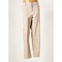 CHRISTINE LAURE PANTALONS FEMME DE COULEUR BEIGE - Grande Taille