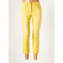 ZERRES - Pantalon 7/8 jaune en coton pour femme - Taille 36 - Modz