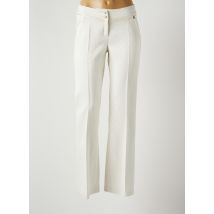 LUNA - Pantalon droit beige en polyester pour femme - Taille 36 - Modz