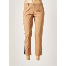 LEON & HARPER - Pantalon 7/8 beige en coton pour femme - Taille 36 - Modz