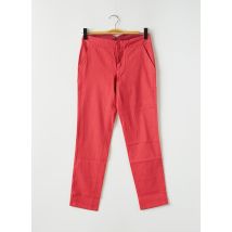 LEON & HARPER - Pantalon 7/8 rouge en coton pour femme - Taille 34 - Modz