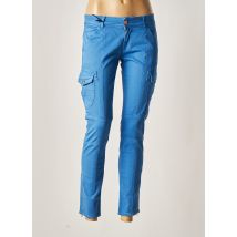 FIVE PM - Pantalon 7/8 bleu en viscose pour femme - Taille W31 L26 - Modz