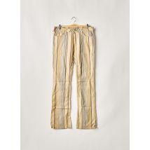 CIMARRON - Pantalon droit beige en coton pour femme - Taille W31 L34 - Modz