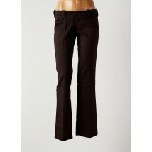 FREEMAN T.PORTER - Pantalon chino marron en polyester pour femme - Taille W32 L32 - Modz