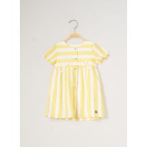 CARREMENT BEAU - Robe mi-longue jaune en coton pour fille - Taille 12 M - Modz