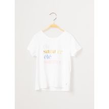 CARREMENT BEAU - T-shirt blanc en modal pour fille - Taille 6 A - Modz