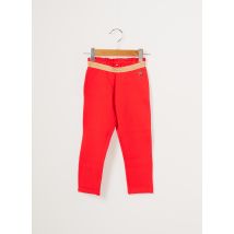 CARREMENT BEAU - Legging rouge en viscose pour fille - Taille 9 M - Modz