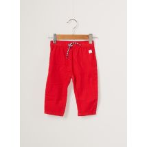 CARREMENT BEAU - Pantalon droit rouge en coton pour garçon - Taille 12 M - Modz