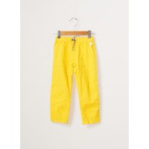 CARREMENT BEAU - Pantalon droit jaune en coton pour garçon - Taille 3 A - Modz