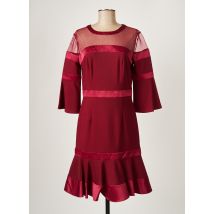 PAUL BRIAL - Robe mi-longue rouge en polyester pour femme - Taille 40 - Modz