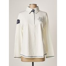 COMPTOIR DU RUGBY - Polo blanc en coton pour femme - Taille 40 - Modz