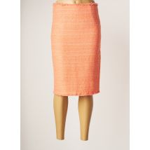 WEILL - Jupe mi-longue orange en coton pour femme - Taille 38 - Modz