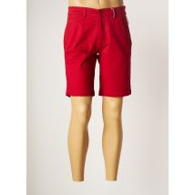 DELAHAYE - Bermuda rouge en coton pour homme - Taille 38 - Modz