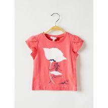 LILI GAUFRETTE - T-shirt rose en coton pour fille - Taille 3 A - Modz