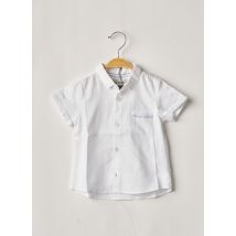 JEAN BOURGET - Chemise manches courtes blanc en coton pour garçon - Taille 6 M - Modz