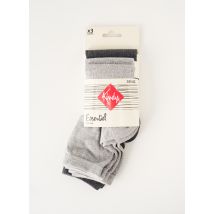 KINDY - Chaussettes gris en coton pour homme - Taille 44 - Modz