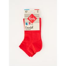 KINDY - Chaussettes rouge en polyamide pour femme - Taille 39 - Modz
