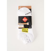 KINDY - Chaussettes blanc en coton pour homme - Taille 39 - Modz