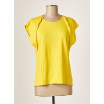 MONTAGUT - Pull jaune en coton pour femme - Taille 38 - Modz