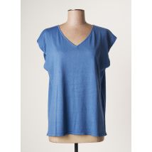 MONTAGUT - Pull bleu en coton pour femme - Taille 38 - Modz