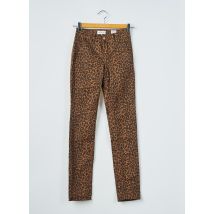 HAPPY - Pantalon chino marron en coton pour femme - Taille W23 - Modz