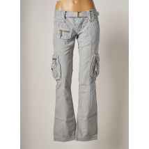 FREEMAN T.PORTER - Pantalon cargo gris en coton pour femme - Taille W29 - Modz