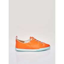 ECCO - Derbies orange en cuir pour femme - Taille 35 - Modz