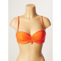 CHERRY BEACH - Haut de maillot de bain orange en polyamide pour femme - Taille 105B - Modz