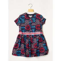 CATIMINI - Robe mi-longue bleu en coton pour fille - Taille 8 A - Modz