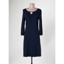 GERRY WEBER - Robe mi-longue bleu en viscose pour femme - Taille 38 - Modz