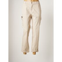 SARAH JOHN - Pantalon chino beige en coton pour femme - Taille 38 - Modz