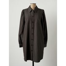 KAFFE - Robe mi-longue gris en polyester pour femme - Taille 38 - Modz