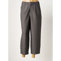 KAFFE - Pantalon 7/8 gris en polyester pour femme - Taille 40 - Modz
