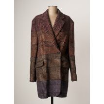 OTTOD'AME - Manteau long marron en laine pour femme - Taille 40 - Modz