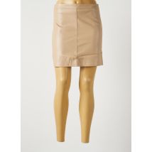 ARTLOVE - Jupe courte beige en polyurethane pour femme - Taille 36 - Modz