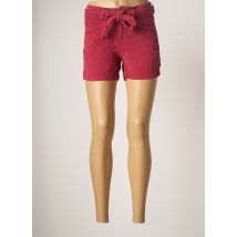 FREEMAN T.PORTER - Short rouge en tencel pour femme - Taille W25 - Modz