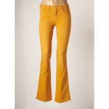 INDI & COLD - Pantalon droit jaune en coton pour femme - Taille 36 - Modz