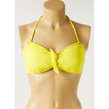MON PETIT BIKINI - Haut de maillot de bain jaune en polyamide pour femme - Taille 36 - Modz