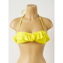 MON PETIT BIKINI - Haut de maillot de bain jaune en polyamide pour femme - Taille 38 - Modz