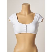 KHASSANI - Haut de maillot de bain blanc en polyamide pour femme - Taille 38 - Modz