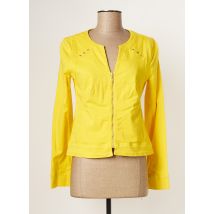 PAUL BRIAL - Veste casual jaune en coton - Femme - Taille 36 - Modz