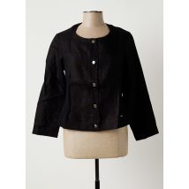 MALOKA - Veste casual noir en lin pour femme - Taille 42 - Modz