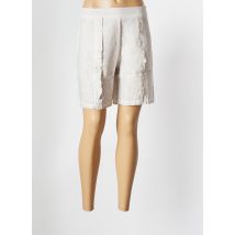 MALOKA - Bermuda beige en lin - Femme - Taille 40 - Modz