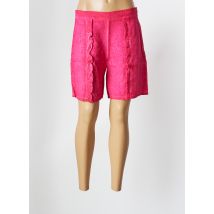 MALOKA - Bermuda rose en lin - Femme - Taille 40 - Modz