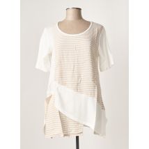 G!OZE - Tunique manches courtes beige en viscose - Femme - Taille 42 - Modz